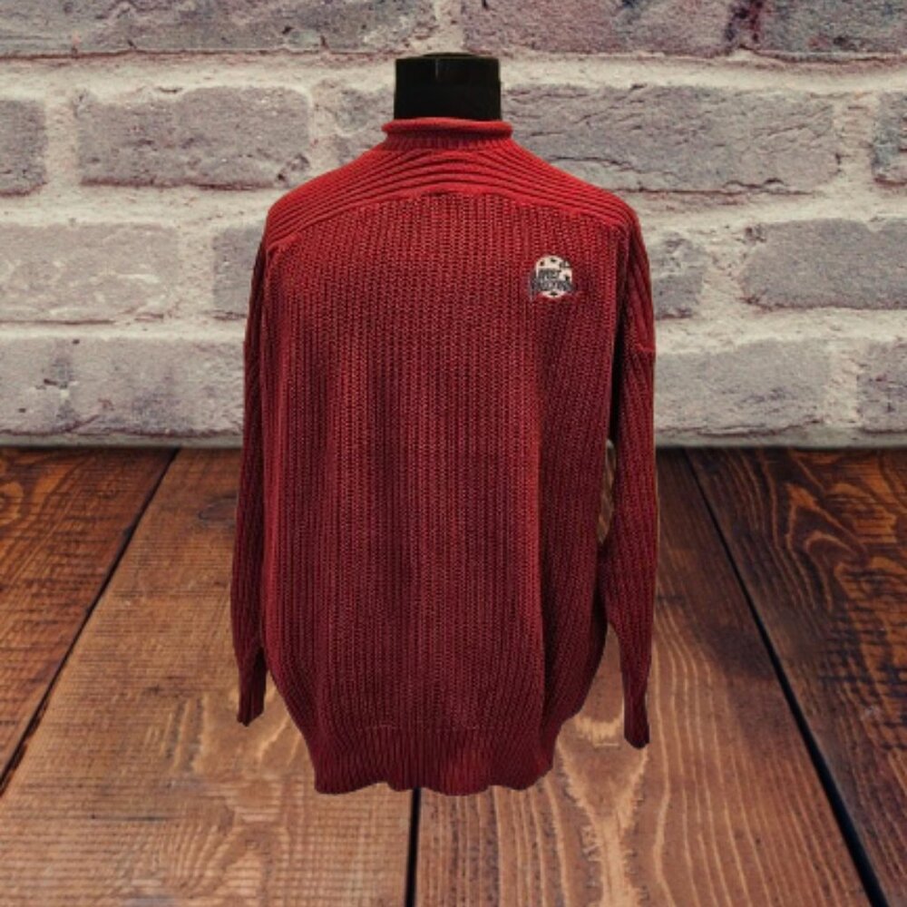 VINTAGE PLANET HOLLYWOOD ADULT CREW NECK PULLOVER SWEATER - SIZE LARGE